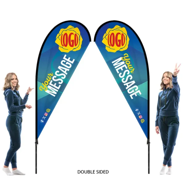 teardrop flag 2.7 metre 2