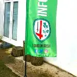 London Irish Feather Flag (2)