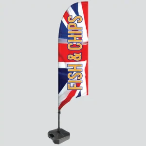 fish and chips shop flag 4