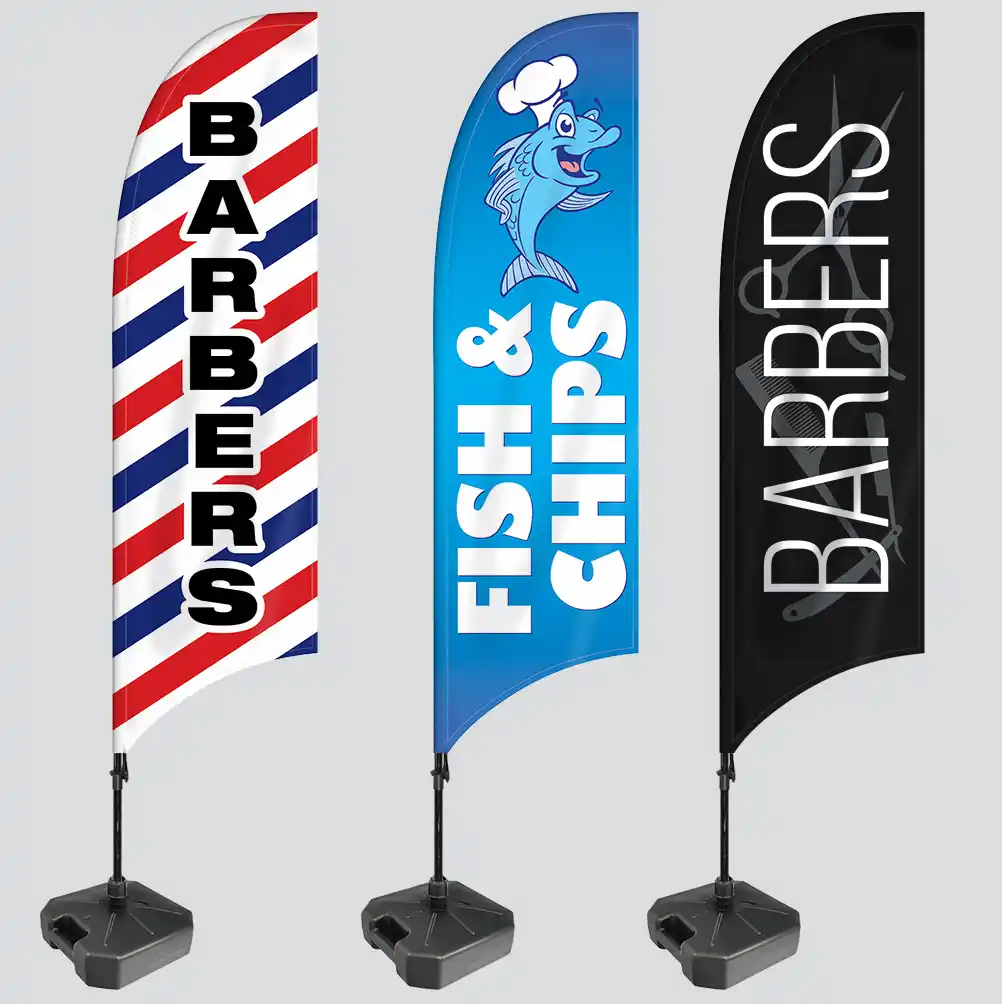 ready made advertising feather flags