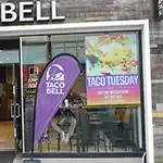 taco bell flags scroller